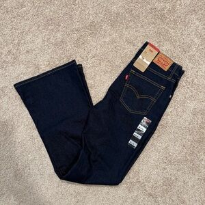 Women’s Size 28in Levi’s 726 High Rise Flare Jeans Blue Dark Wash